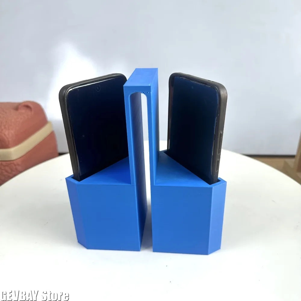 Support Téléphone Filet de Tennis — Double Perspective 3D