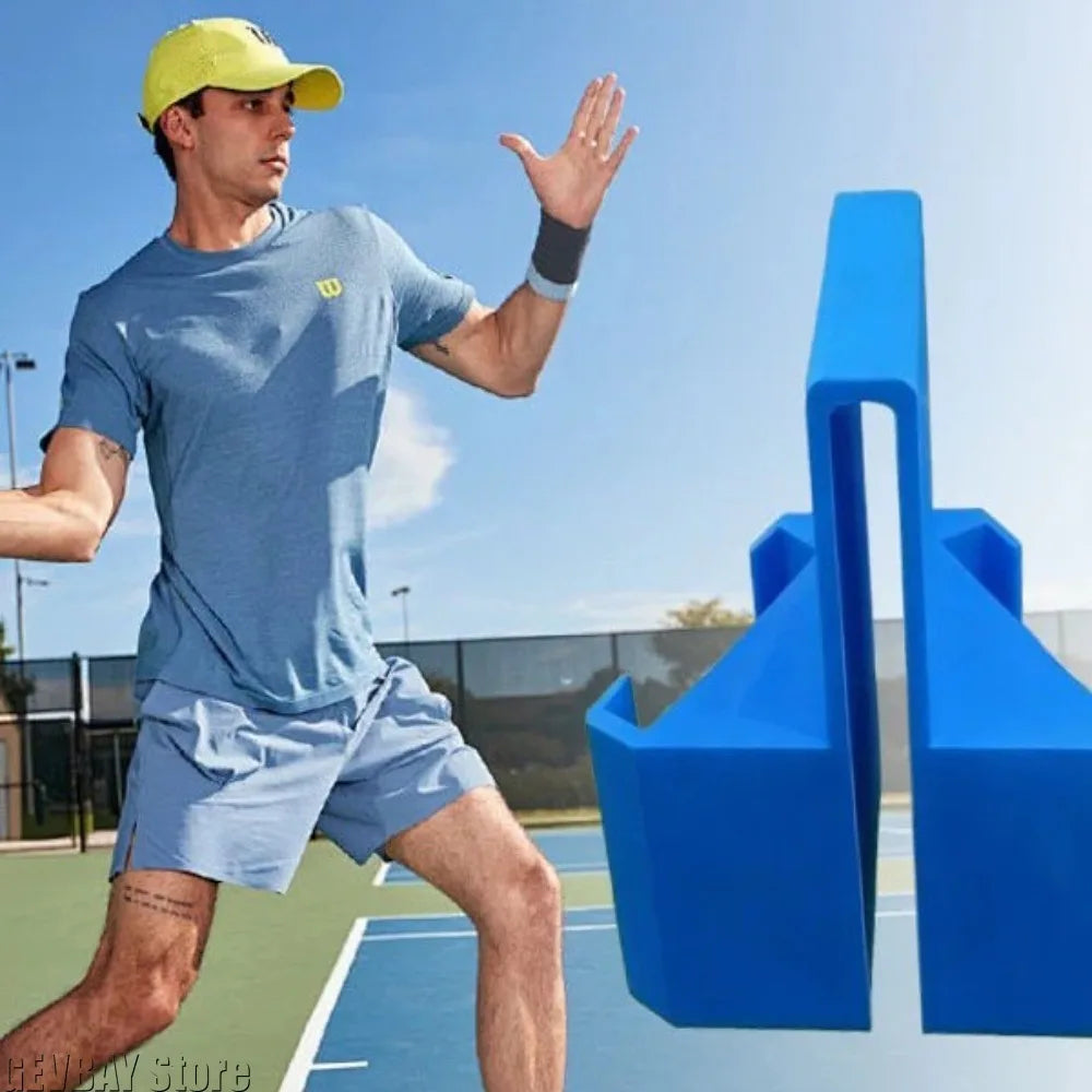 Support Téléphone Filet de Tennis — Double Perspective 3D